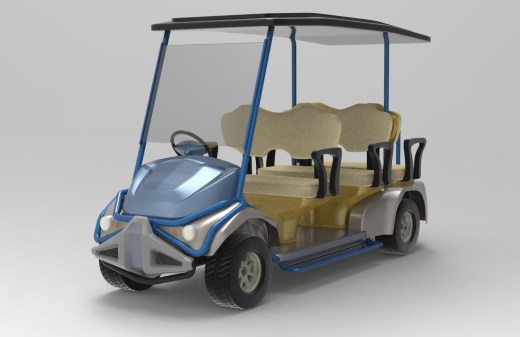 Electric Golf Cart6座电动高尔夫球车缩略图