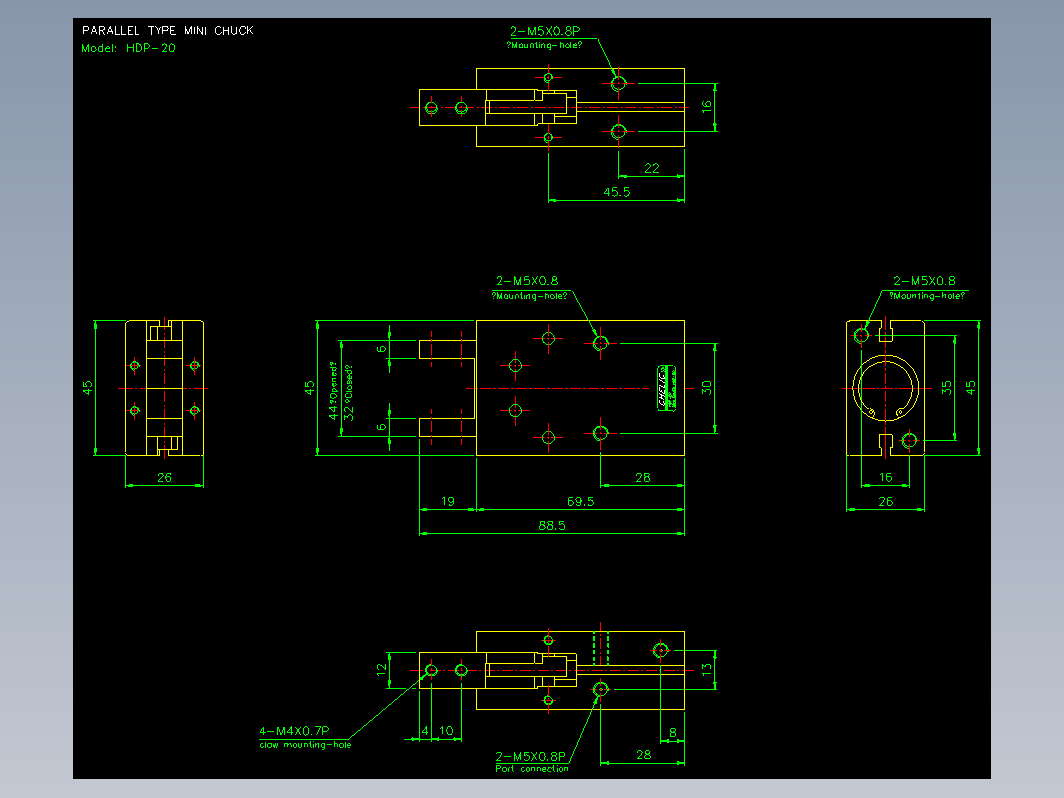 气缸 HDP20