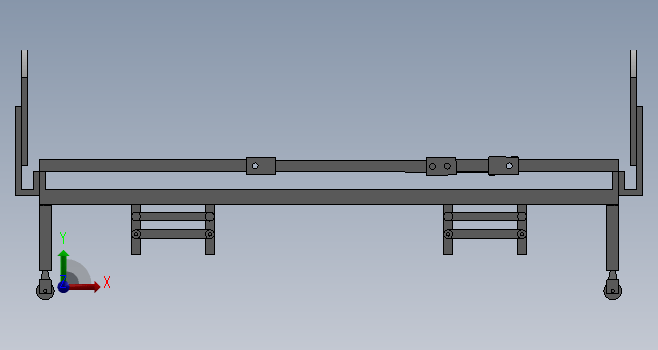 偏瘫翻身护理床三维SW2021带参+CAD+说明书