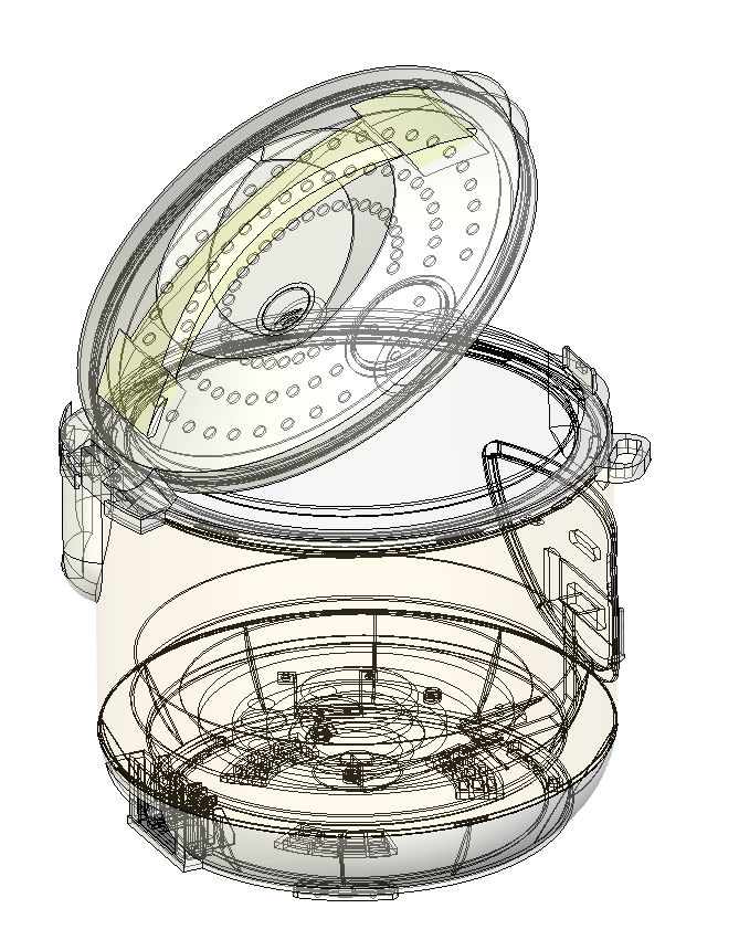 电饭锅3D模型