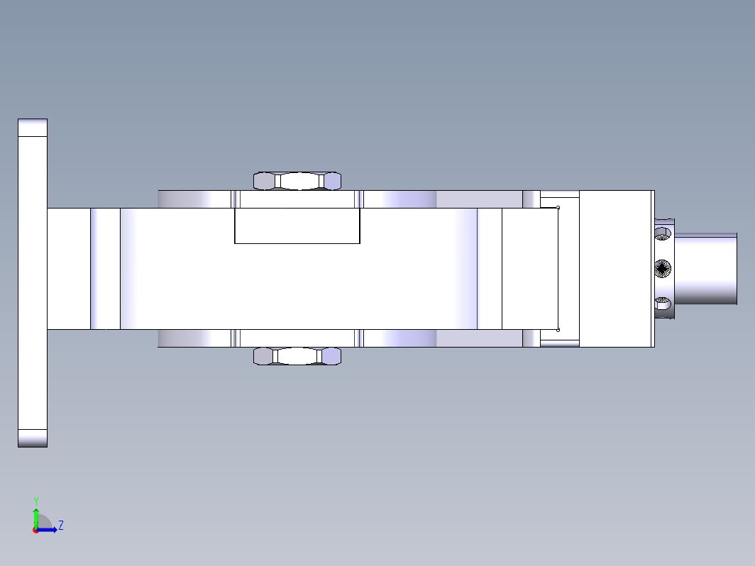 一种端子机用薄壁管六面围压夹具