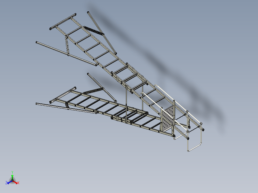 可调节人字梯 safety adjustable