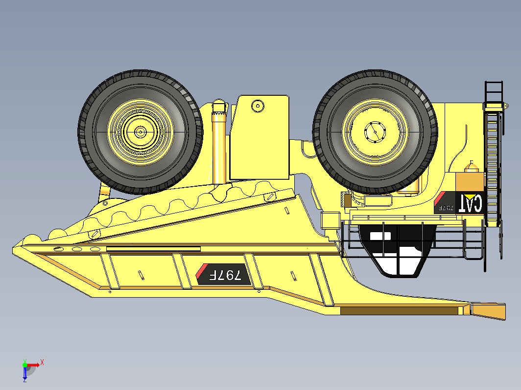 卡特彼勒797f 矿山车