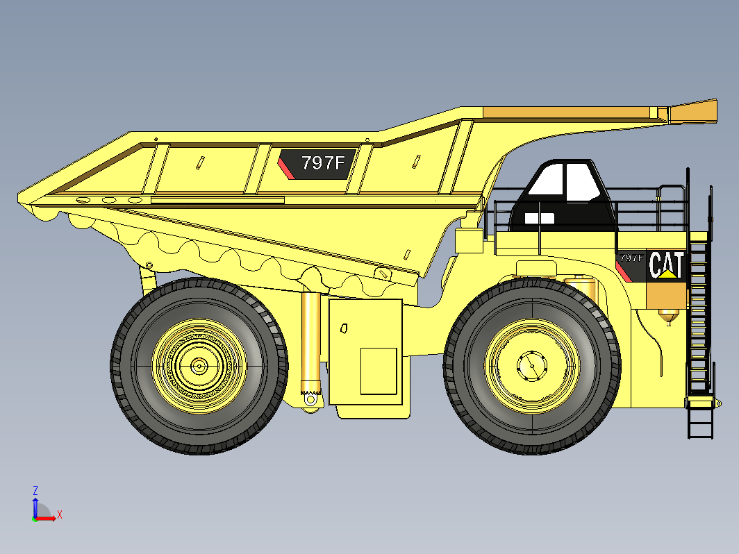 卡特彼勒797f 矿山车