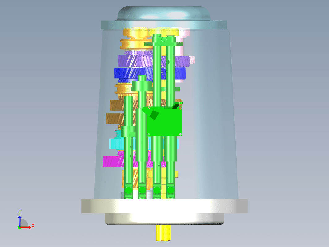 三轴五档变速器UG