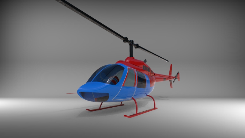 bell 206 ranger小型直升机