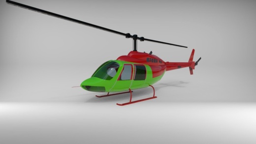 bell 206 ranger小型直升机缩略图