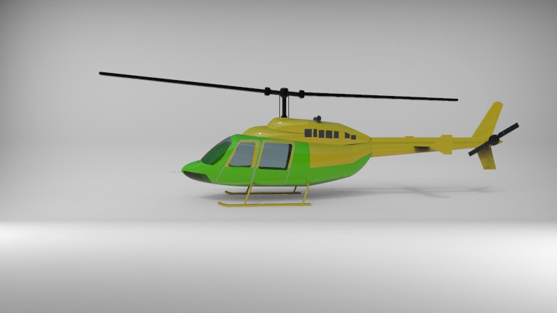 bell 206 ranger小型直升机