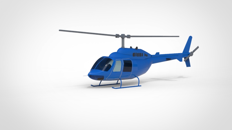 bell 206 ranger小型直升机