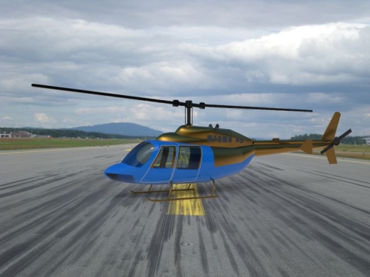 bell 206 ranger小型直升机缩略图