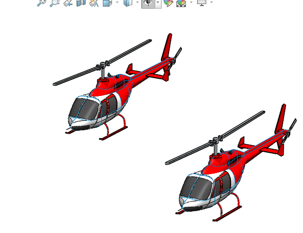 bell 206 ranger小型直升机