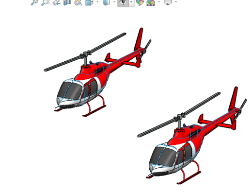 bell 206 ranger小型直升机缩略图