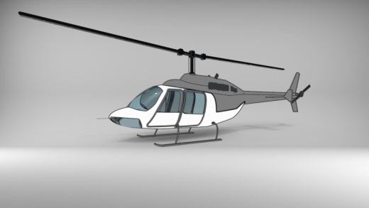 bell 206 ranger小型直升机缩略图