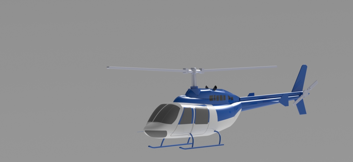 bell 206 ranger小型直升机