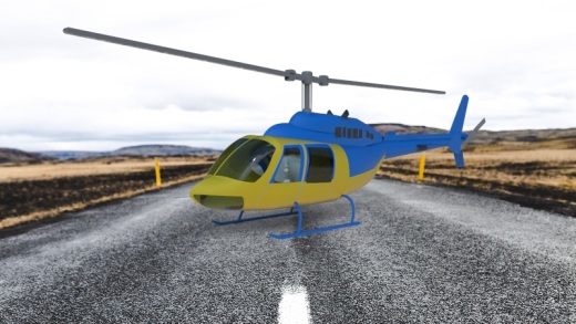 bell 206 ranger小型直升机缩略图