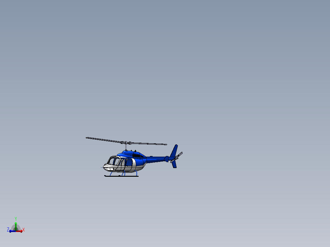 bell 206 ranger小型直升机