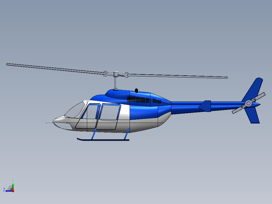 bell 206 ranger小型直升机