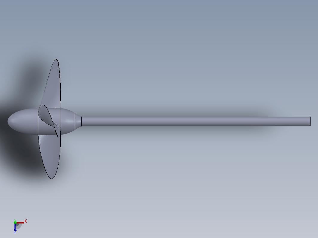 螺旋桨三维建模