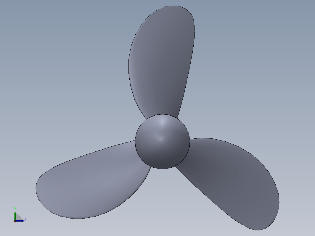 螺旋桨三维建模