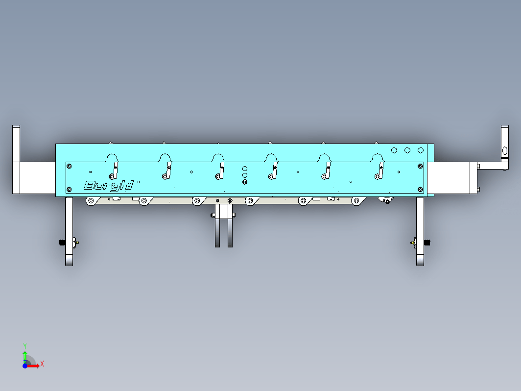制刷机浮动台结构