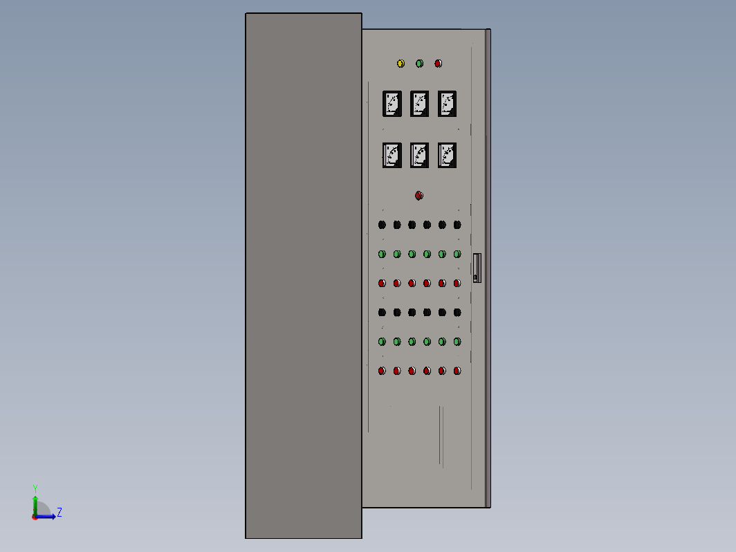 配电柜的汇流排及铜排建模