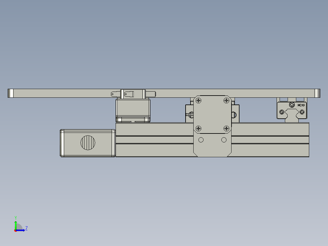 用线性导轨和滚珠螺杆自制第七轴结构