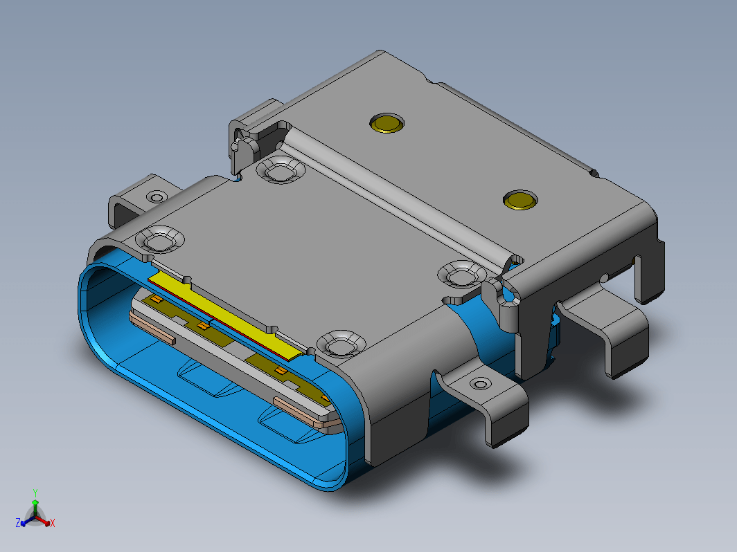 USB Type-C USB3接口模型