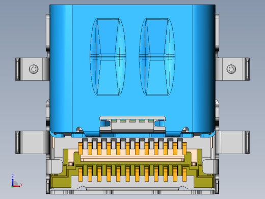 USB Type-C USB3接口模型缩略图