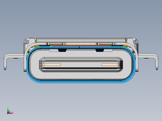 USB Type-C USB3接口模型缩略图