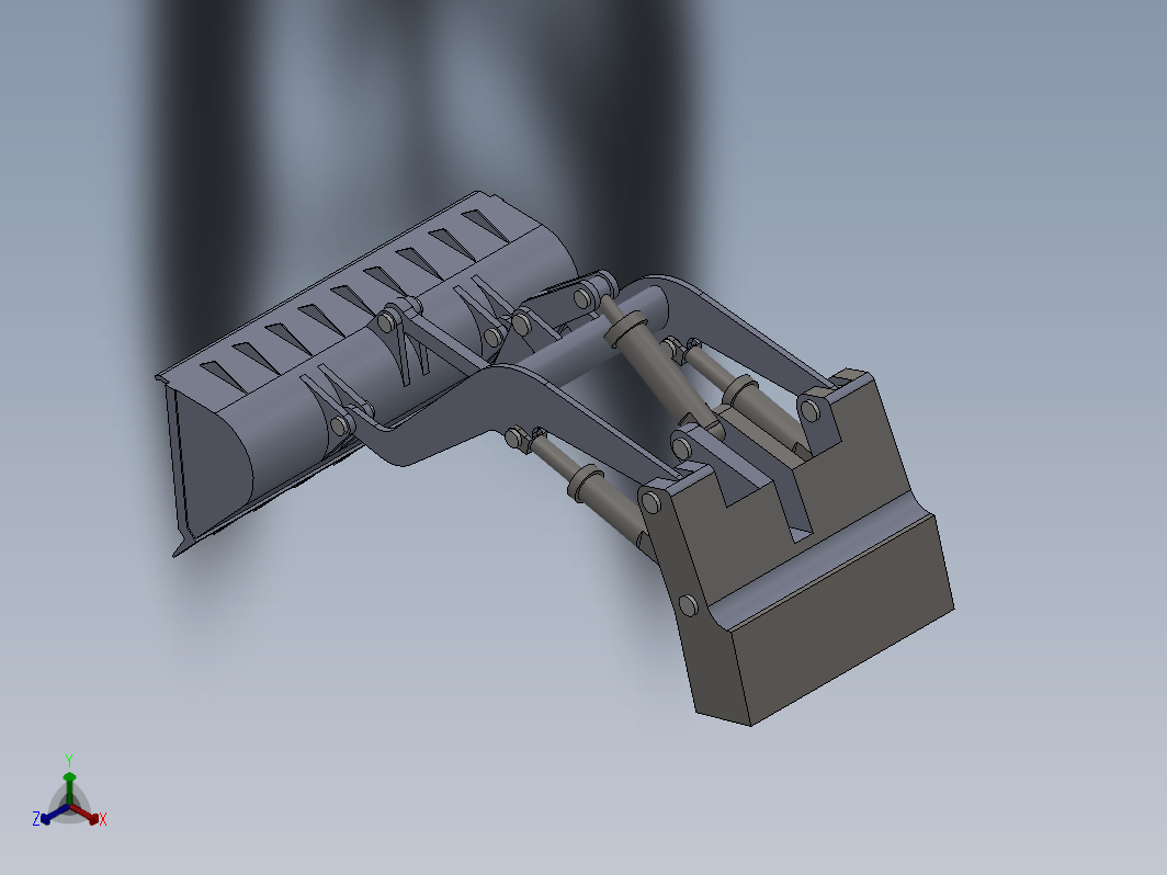 ZL50装载机工作装置设计三维SW2021带参+CAD+说明书