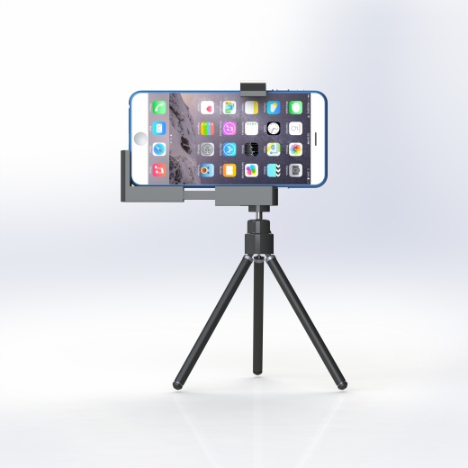 带iPhone的三脚架缩略图
