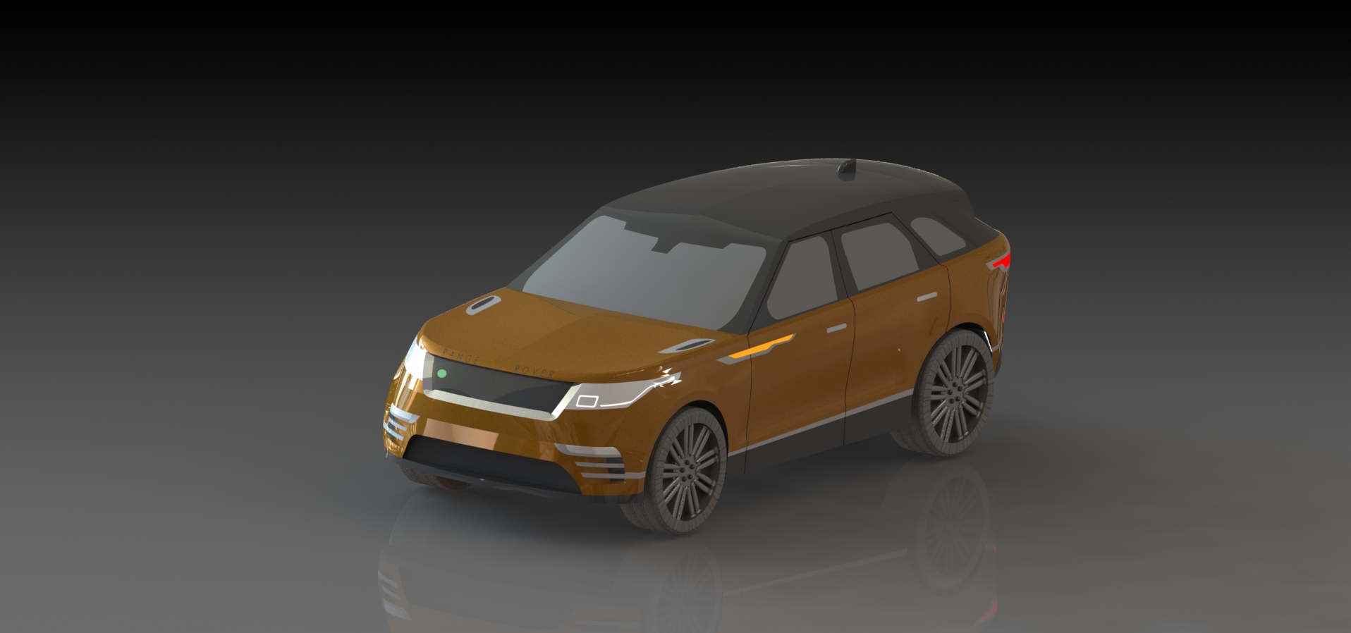 简易Range Rover Velar轿车外壳