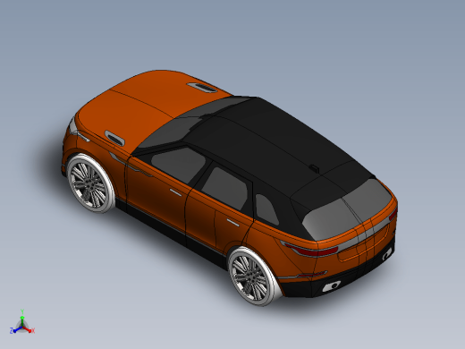 简易Range Rover Velar轿车外壳缩略图