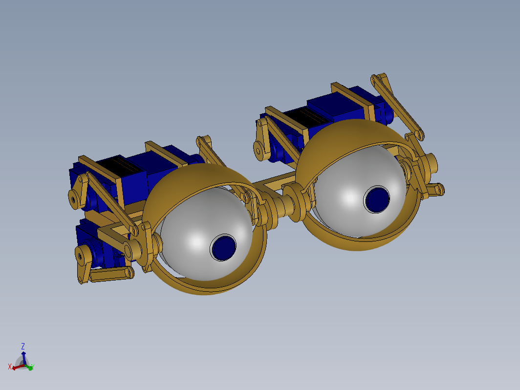 animatronic eyes仿生眼睛机构