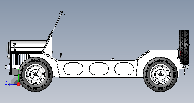 F0114-==1410885吉普车模型SW2021无参