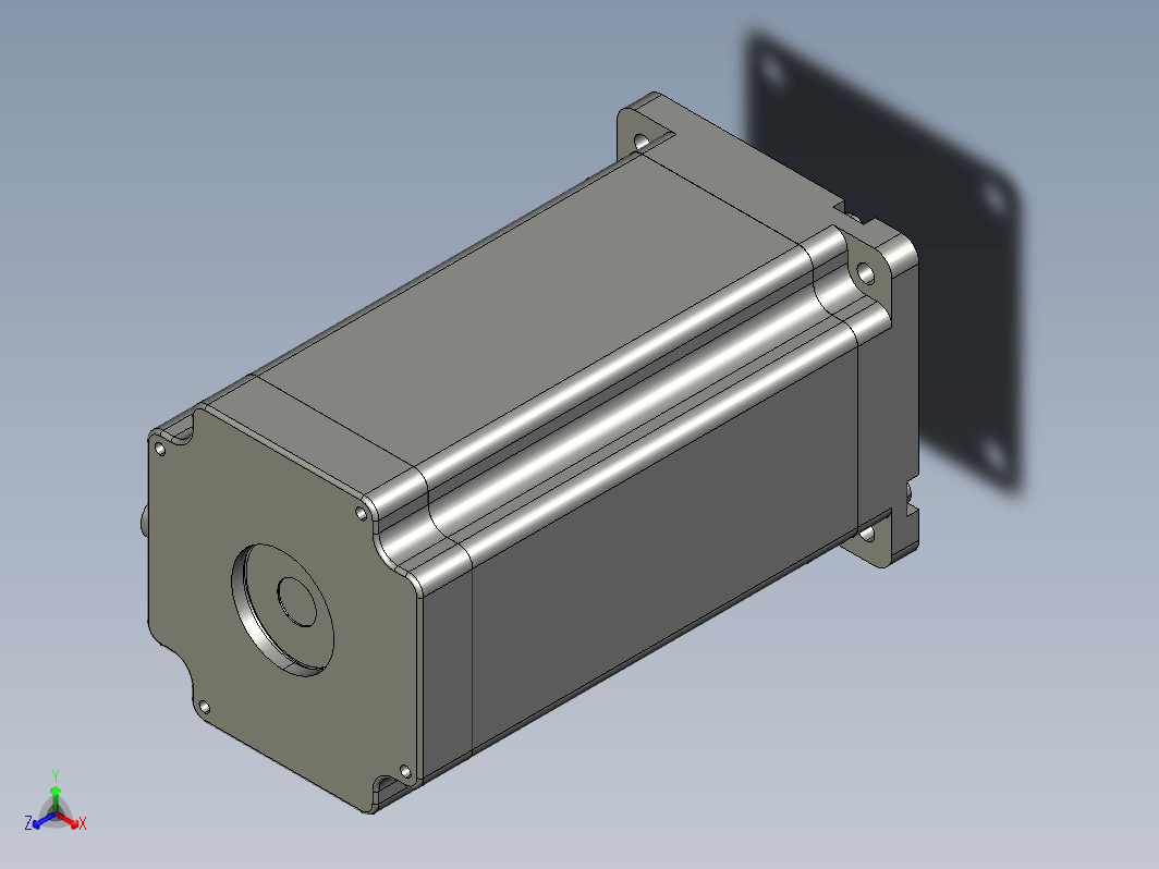 YK86HB156-06A  86mm两相步进电机（3D）