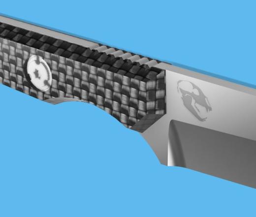 直美式 tanto 风格的小型固定刀片缩略图