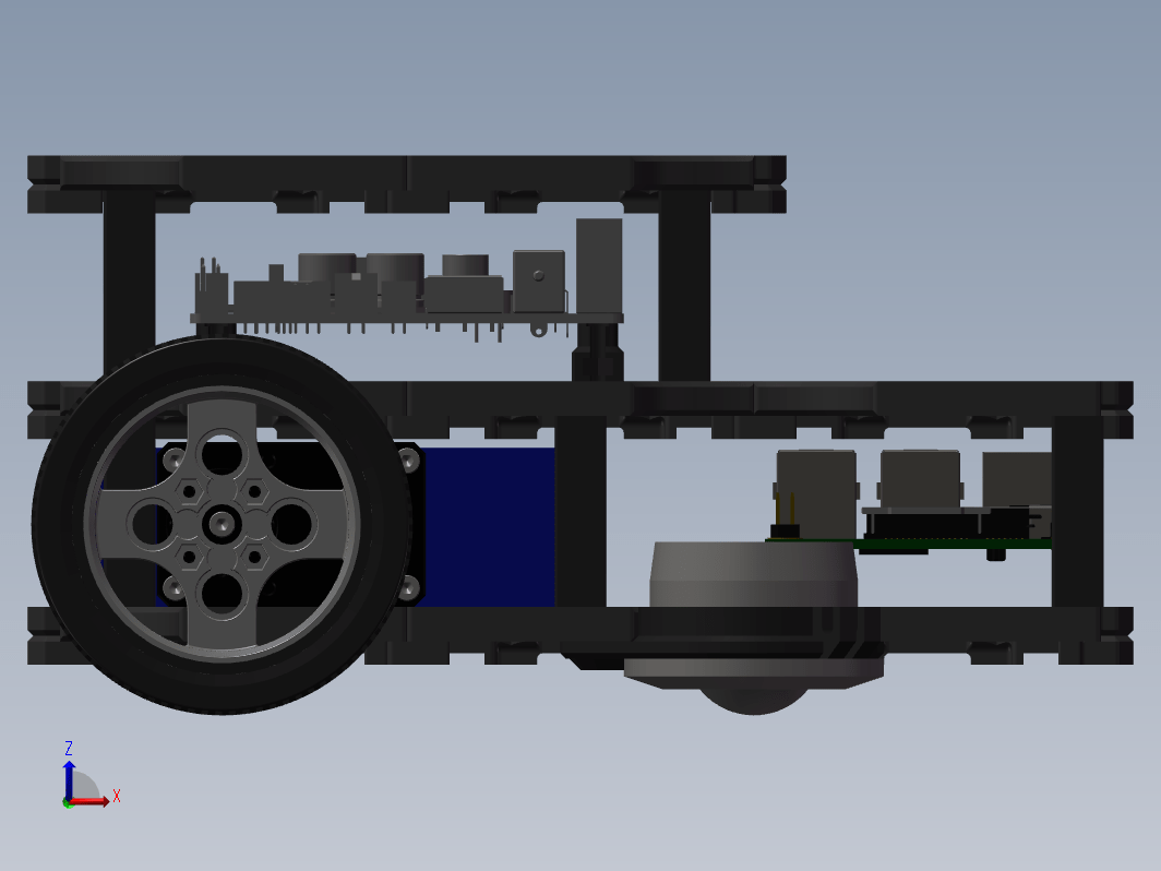 turtlebot3机器人三维SW2014无参