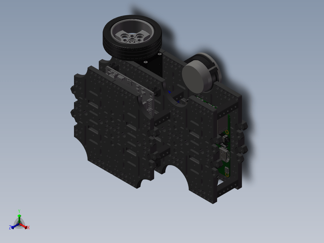 turtlebot3机器人三维SW2014无参