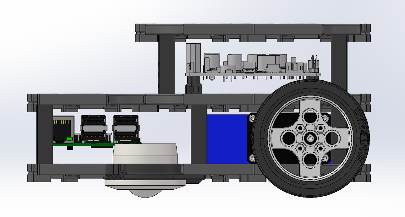 turtlebot3机器人三维SW2014无参