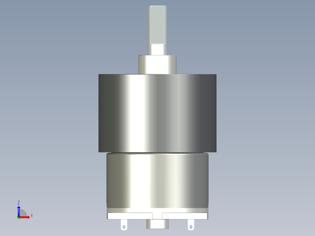 电机 37GB-12VDC 尺寸模型