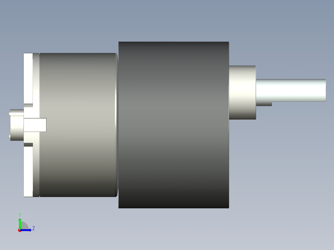 电机 37GB-12VDC 尺寸模型