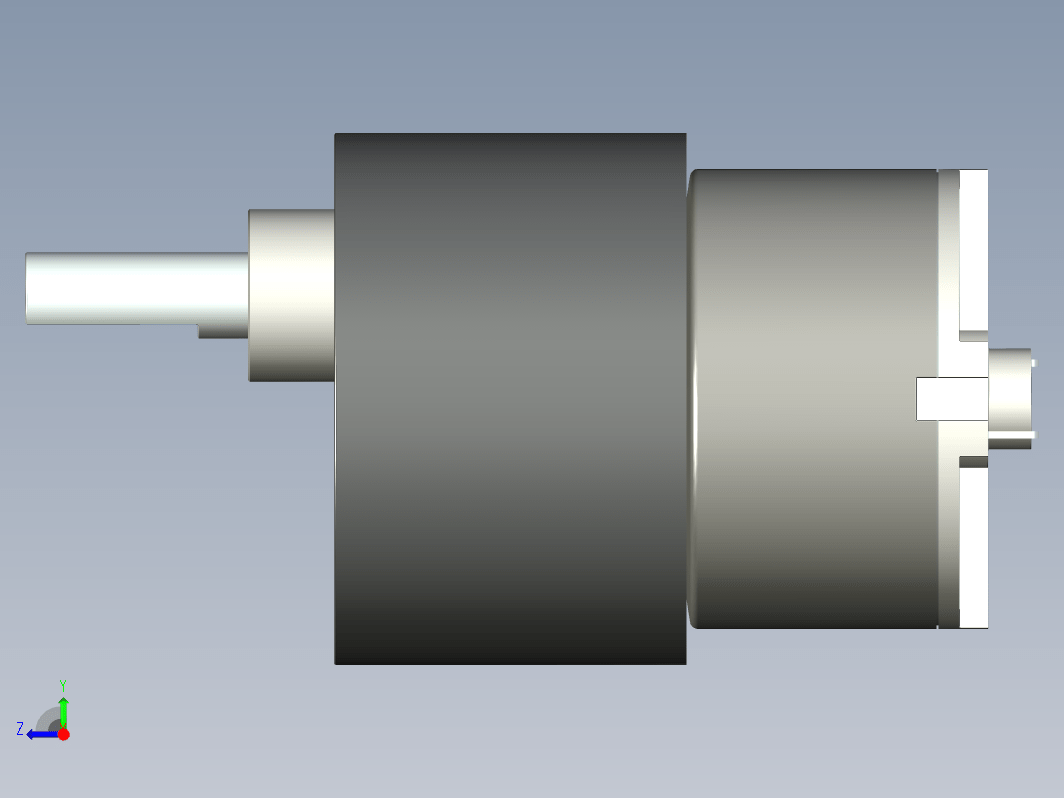 电机 37GB-12VDC 尺寸模型