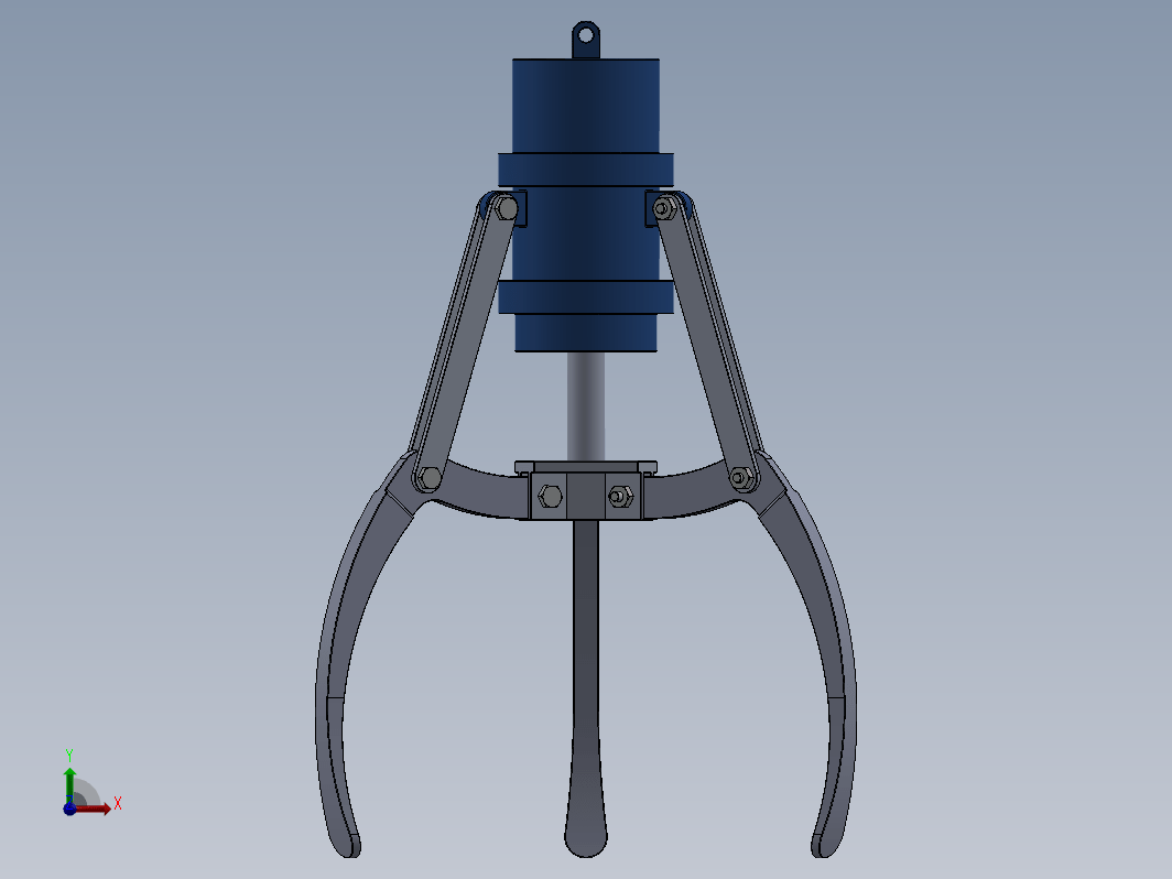 三爪夹具3D