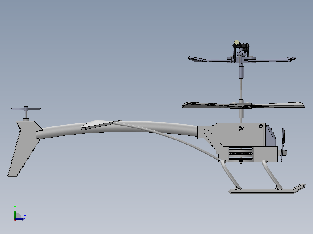 Toycopter玩具直升机结构