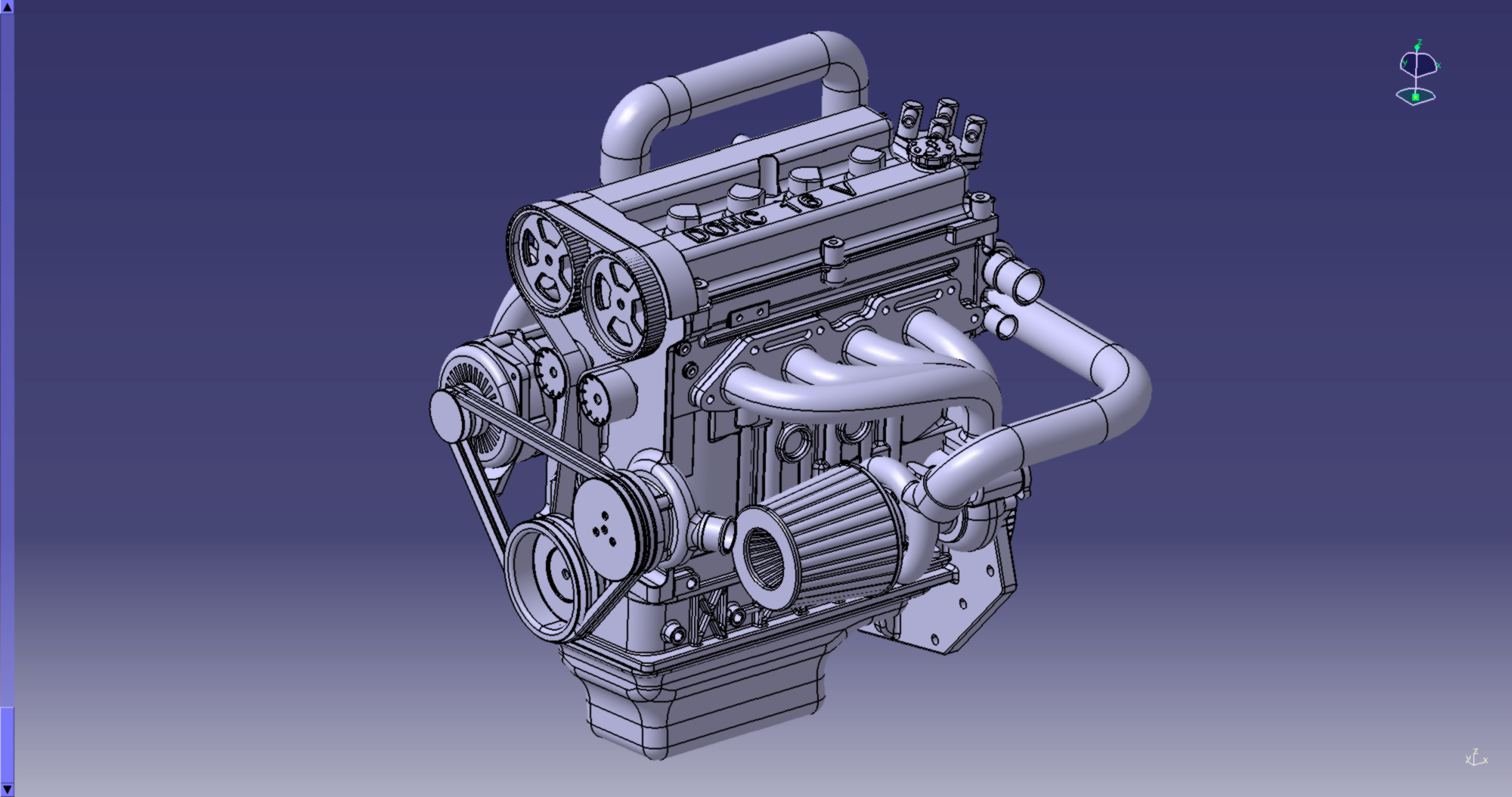 福特Ford GT DOHC 16V发动机