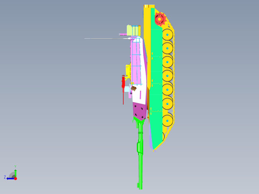 M1A1艾布拉姆斯坦克模型