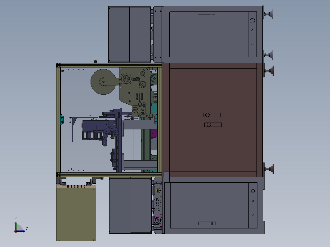 全自动PCB板六头贴标机