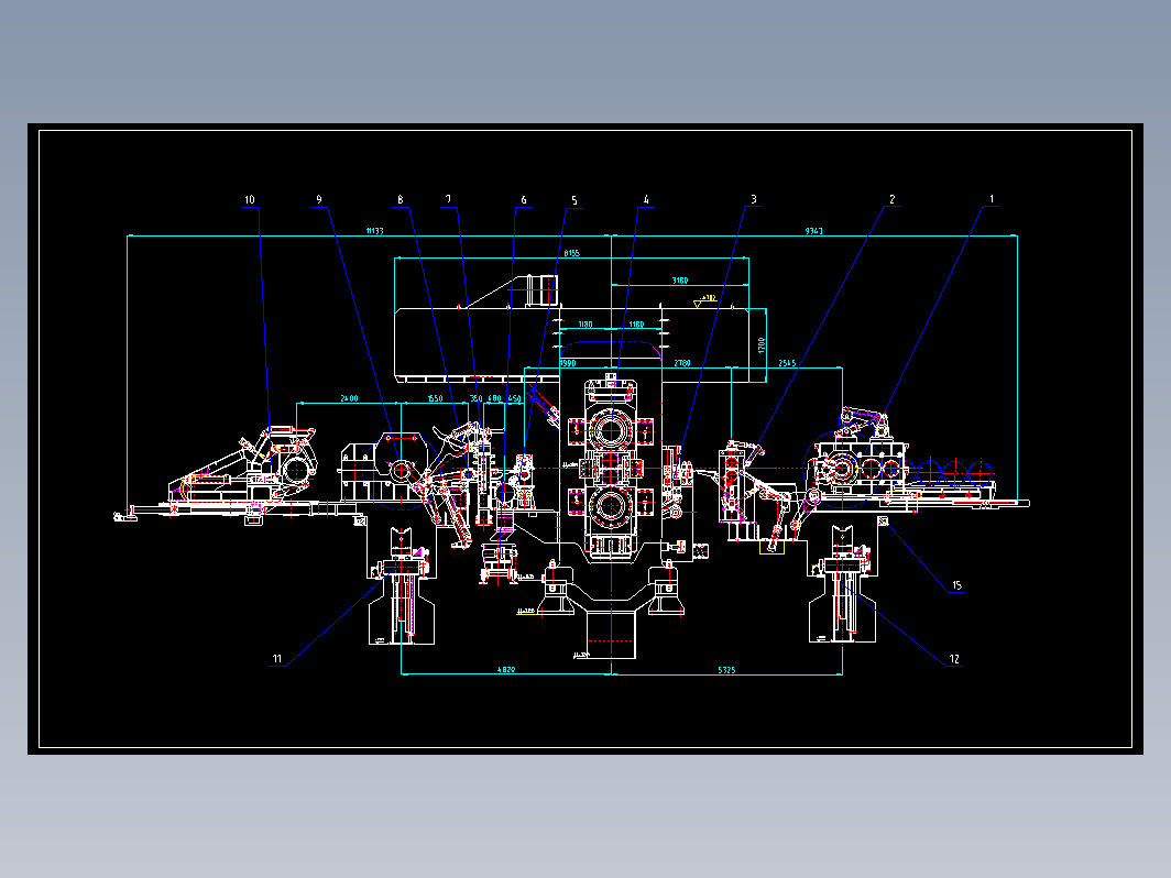 六辊式轧机 6ROLLREVERSE MILL LINE