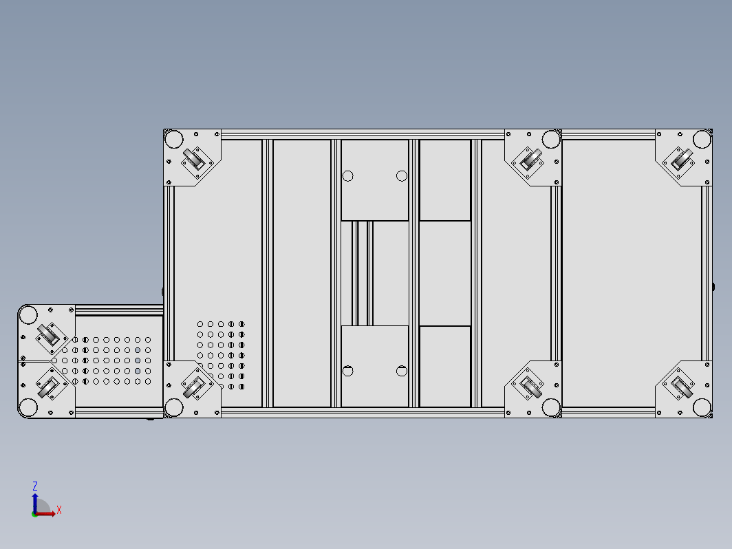 铝型材机架钣金造型-45